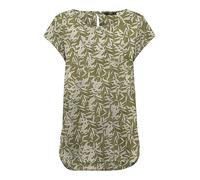 Only Printed Short Sleeve Blouse Green