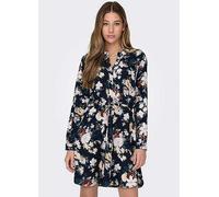Only Printed Tunic Dress Black Stripe