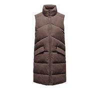Only Quilted Gilet Coffee