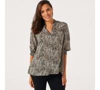 Only Raya 3/4 Sleeve Shirt BLACK DOT EXTRA SMALL