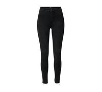 ONLY Women's Onlroyal Hw Sk Hem Zip Clean La Pimbox Jeans, Washed Black, M / 30L