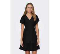 Only Sandra V-Neck Jersey Dress Black