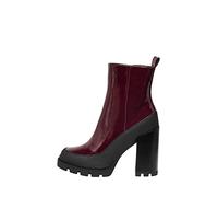 ONLY SHOES BOOT WITH HEEL FOR WOMAN AND GIRL CURVY, Bordeuax, 5 UK