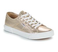 Only Shoes (Trainers) ONLNICOLA CANVAS SNEAKER METALLIC in Gold 3.5