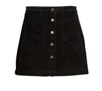 Only Short skirts ONLAMAZING HW CORD SKIRT PNT in Black EU XL