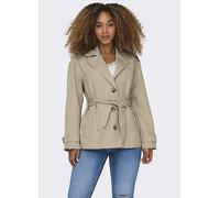ONLY Women's Onlline Short Trenchcoat OTW Noos Trench Coat, Humus, XL