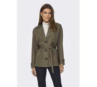 Only Short Trench Coat Walnut