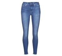 Only Blush Life Mid Waist Skinny Ankle Raw Rea12187 Jeans Blue S / 30 Woman