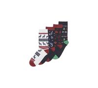 ONLY & SONS 4 Pack Cotton Rich Novelty Socks Multi