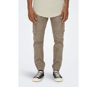 ONLY & SONS Men's Onscam Stage Cargo Cuff Life 6687 Noos Trousers, Falcon, 28 W/32 L