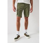 ONLY & SONS Cam Stage Regular Fit Cargo Shorts - Green, Deep Lichen Green, Size 2Xl, Men Deep Lichen Green