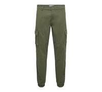 ONLY & SONS ONSCAM Stage Cargo Cuff PK 6687 Male Cargo Trousers, Olive Night, 33 W/34 L