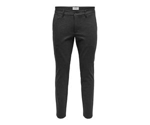 Only & Sons Chino Trousers ONSMARK Slim Fit Chino Trousers 32, Dark Grey Melange, (US) 36 / L32