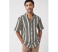 ONLY & SONS Men's Onsdani Crochet Ss Shirt, Cloud Dancer, S