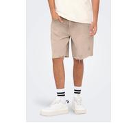 Only & Sons - Edge Light Blue Bleached Denim - Shorts - beige - XL - 100% Cotton XL
