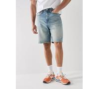 ONLY & SONS Fade Tint Denim Shorts, Medium Blue Denim, Size 2Xl, Men Medium Blue Denim