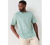 ONLY & SONS Fred Life Relaxed Fit Short Sleeve T-Shirt - Green, Iceberg Green, Size S, Men Iceberg Green