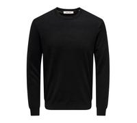 bestseller a/s Men's ONSWYLER Life LS Crew Knit NOOS Knit, Black/, XS