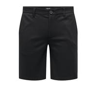 ONLY & SONS Male Chino Shorts Onsmark Medium Waist Normal Cut Shorts, Black, XL