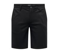 ONLY & SONS Male Chino Shorts Onsmark Medium Waist Normal Cut Shorts, Black, XXL