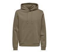 ONLY & SONS Male Hoodie Onsconnor Sweatshirt, Caribou, L