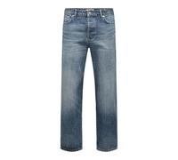 ONLY & SONS Male Normal Cut Jeans ONSEDGE Medium Waist Straight Cut Jeans, Medium Blue (Medium Blue Denim), 32 W/32 L