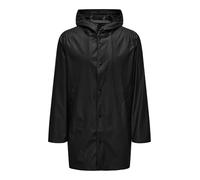 ONLY & SONS Male Onsluca Raincoat, black, XS