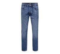 Only & Sons Male Relaxed Fit Jeans Onsyoke Straight Cut Jeans, Medium Blue (Medium Blue Denim), 30 W/30 L