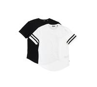 Only & Sons - Matt Life Longy Solid & Stripe Pack Of 2 Black - T-Shirt - multicolored - M - 100% Cotton,Jersey M