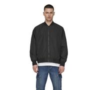 Only & Sons Mens Bomber Jacket - Black - Size X-Large
