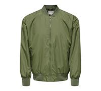 Only & Sons Mens Bomber Jacket - Green - Size Large