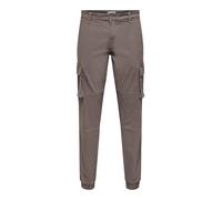 ONLY & SONS Men's Onscam Stage Cargo Cuff Life 6687 Noos Trousers, Falcon, 33 W/34 L