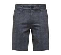 ONLY & SONS Men's Onsmark 0209 Check Shorts Noos Chino, Dress Blues, XL