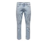 ONLY & SONS Men's Jeans, Light Blue (Light Blue Denim), 32 W/30 L