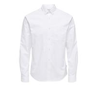 ONLY & SONS Mens Onsalvaro Oxford Noos Formal Shirt, White-3, L UK
