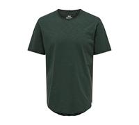 ONLY & SONS Mens Onsbenne Longy Tee Nf 7822 Noos T-Shirt, Darkest Spruce, L UK