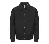 ONLY & SONS Men's Onsbratt Life T2T Padded Coach Jacket, Black, L