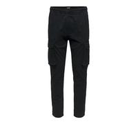 ONLY & SONS Men's Onscam Linus Pk 2366 Cargo Trousers, Black, M