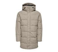 ONLY & SONS Men's Onscarl Life Long Quilted Coat OTW Quilted Jacket, Desert Taupe, XL