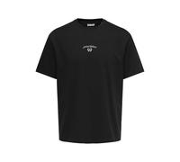 ONLY & SONS Men's Onscaspian Airflex Process Boxy SS Tee, Black, XL