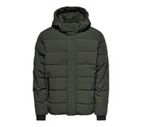 ONLY & SONS Men's ONSCAYSON Puffa OTW Puffer Jacket, Peat, L