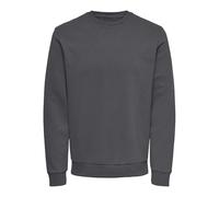 ONLY & SONS Men's Onsceres Crew Neck Noos Sweatshirt, Grey Pinstripe, S