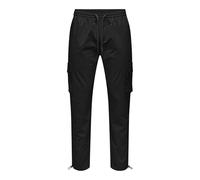 ONLY & SONS Men's Onscommon Cargo 0182 Pant Noos, Black, XS
