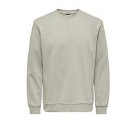 ONLY & SONS Men's Onsconnor Reg Crew Neck Sweat Noos Sweatshirt, Silver Lining, XXL