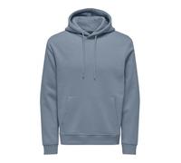 ONLY & SONS Men's Onsconnor Reg Sweat Hoodie Noos Hooded Sweatshirt, Flint Stone, XXL
