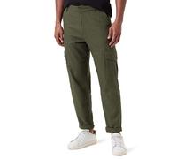 ONLY & SONS Men's Onsdean Linen Tap Cargo 0019 Pant Trousers, Olive Night, 28 W/ 30 L