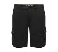 ONLY & SONS Men's Onsdean-Mike Life 0032 Cargo Shorts Noos, Black, M