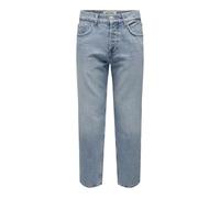 ONLY & SONS Mens Onsedge Loose L.Blue 6986 DNM Noos Jeans, Light-Blue, 34W / 34L UK