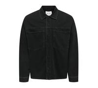 ONLY & SONS Men's Onsemil Box Azg DNM Jacket, Washed Black, L
