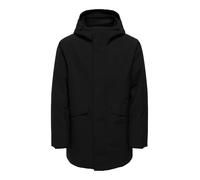 ONLY & SONS Men's Onsenrico Waterproof Stretch Parka OTW, Black, L, Black, L